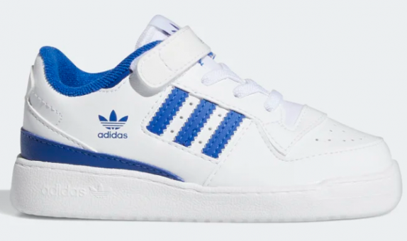 Adidas Forum Low FY7986 Bağcıklı-Cırtlı Erkek Çocuk Günlük Ayakkabı Beyaz