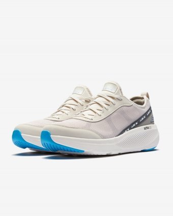 Skechers Go Run Elevate 220181-OFWT Ortopedik Bağcıklı Erkek Günlük Ayakkabı Beyaz