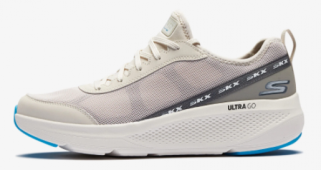 Skechers Go Run Elevate 220181-OFWT Ortopedik Bağcıklı Erkek Günlük Ayakkabı Beyaz
