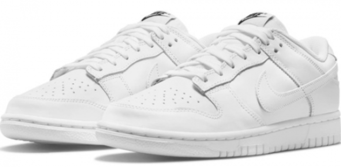 Nike Dunk Low DD1503-109 Bağcıklı Kadın Basketbol Ayakkabısı Beyaz