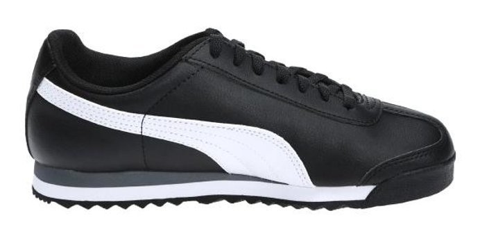Puma Roma Basic 354259-01 Bağcıklı Unisex Günlük Ayakkabı Siyah