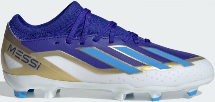 Adidas X Crazyfast Messi League ID0714 Bağcıklı Çivili Krampon Mavi