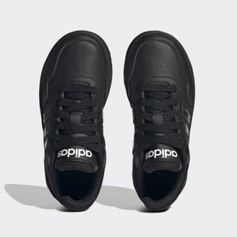 Adidas Hoops GZ9671 Bağcıklı Erkek Çocuk Günlük Ayakkabı Siyah