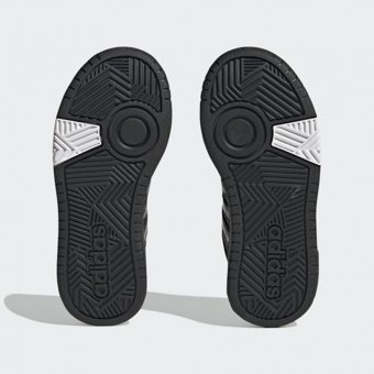 Adidas Hoops GZ9671 Bağcıklı Erkek Çocuk Günlük Ayakkabı Siyah