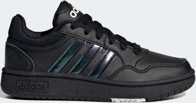 Adidas Hoops GZ9671 Bağcıklı Erkek Çocuk Günlük Ayakkabı Siyah