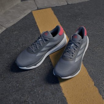 Adidas Supernova Stride IG8320 Ortopedik Bağcıklı Adiwear Erkek Koşu Ayakkabısı Gri