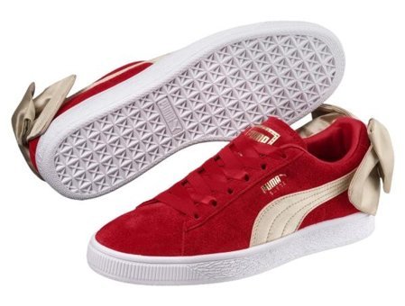 Puma Suede Bow Varsity 367732-01 Bağcıklı Kadın Günlük Ayakkabı Kırmızı