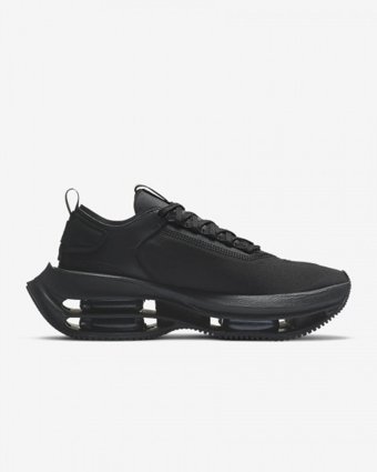 Nike Zoom Double Stacked CZ2909-001 Ortopedik Bağcıklı Kadın Günlük Ayakkabı Siyah
