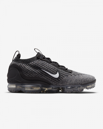 Nike Air VaporMax 2021 FK DC9394-001 Bağcıklı Erkek Günlük Ayakkabı Siyah