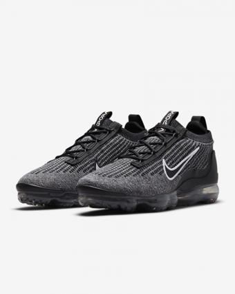 Nike Air VaporMax 2021 FK DC9394-001 Bağcıklı Erkek Günlük Ayakkabı Siyah