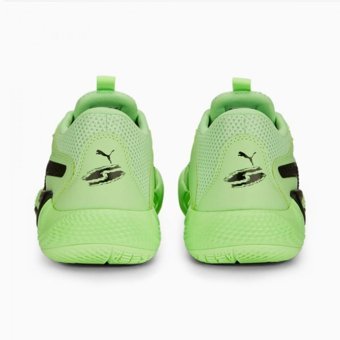 Puma Court Rider Chaos 378269-01 Ortopedik Bağcıklı Erkek Basketbol Ayakkabısı Yeşil