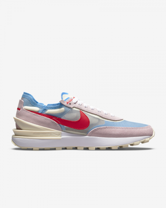 Nike Waffle One DN5057-600 Bağcıklı Kadın Koşu Ayakkabısı Pembe