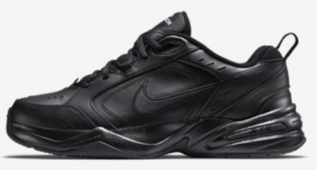 Nike Air Monarch IV 415445-001 Ortopedik Bağcıklı Erkek Antrenman Ayakkabısı Siyah
