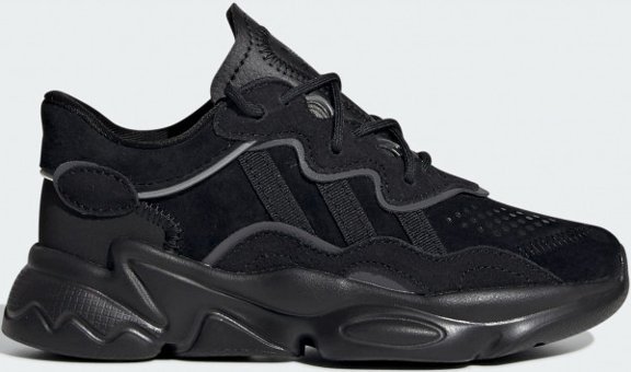 Adidas Ozweego EF6298 Ortopedik Bağcıklı Erkek Çocuk Günlük Ayakkabı Siyah