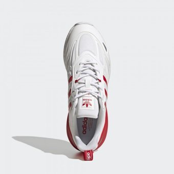 Adidas ZX 2K Boost 2.0 GX7016 Ortopedik Bağcıklı Erkek Günlük Ayakkabı Beyaz
