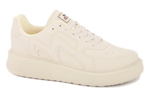Slazenger Zenia SA12LK244-120 Bağcıklı Kadın Günlük Ayakkabı Bej