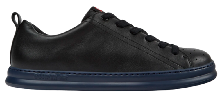 Camper Runner K100226-017 Ortopedik Bağcıklı Eva Erkek Günlük Ayakkabı Siyah