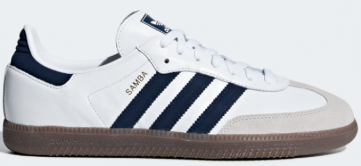 Adidas Samba OG B75681 Bağcıklı Unisex Günlük Ayakkabı Beyaz