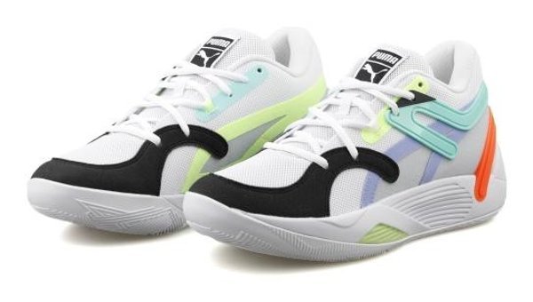 Puma Trc Blaze Court 376582-24 Bağcıklı Erkek Basketbol Ayakkabısı Beyaz