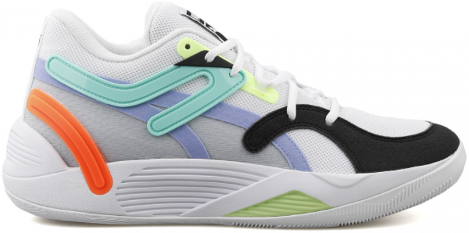 Puma Trc Blaze Court 376582-24 Bağcıklı Erkek Basketbol Ayakkabısı Beyaz