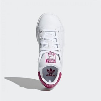 Adidas Stan Smith BA8377 Bağcıklı Kız Çocuk Günlük Ayakkabı Beyaz
