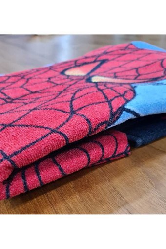 Dyf Textıle Spiderman Spiderman Pamuklu Çocuk Plaj Havlusu Çok Renkli