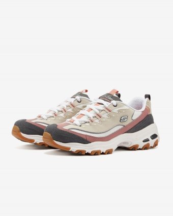 Skechers D'Lites New Journey 11947-NTPH Ortopedik Bağcıklı Kadın Günlük Ayakkabı Bej
