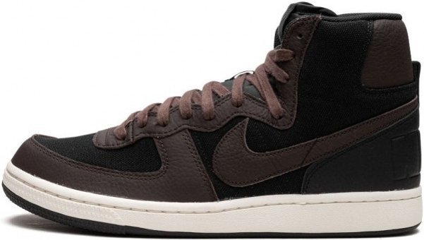 Nike Terminator High Velvet Brown FD0651-001 Bağcıklı Erkek Günlük Ayakkabı Siyah