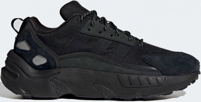 Adidas ZX 22 Boost HQ8678 Ortopedik Bağcıklı Erkek Günlük Ayakkabı Siyah
