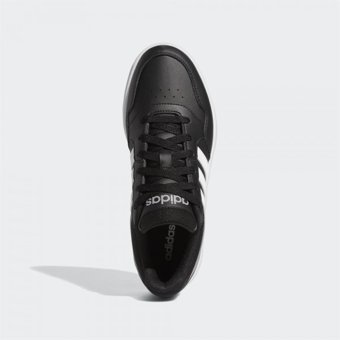 Adidas Hoops 3.0 GW3038 Ortopedik Bağcıklı Kadın Günlük Ayakkabı Siyah