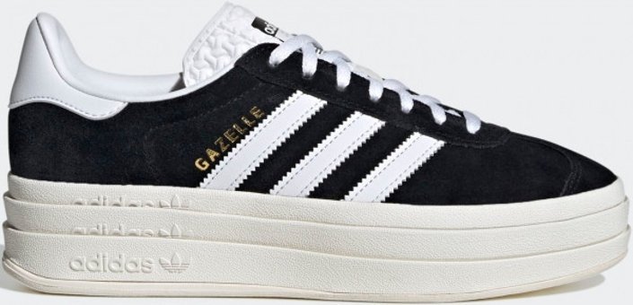 Adidas Gazelle Bold HQ6912 Bağcıklı Kadın Günlük Ayakkabı Siyah