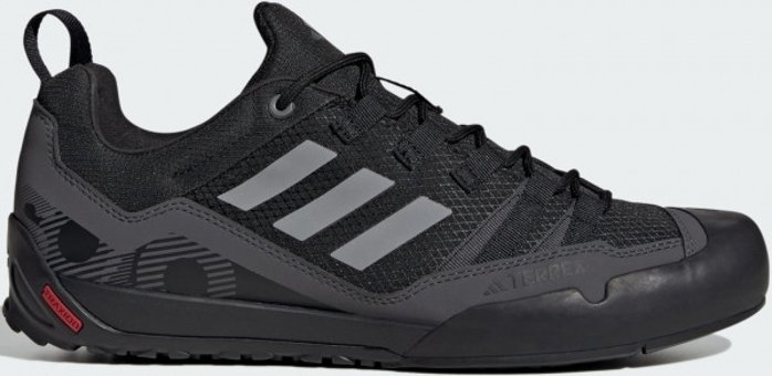 Adidas Terrex Swift Solo 2.0 IE6901 Ortopedik Bağcıklı Traxion Unisex Trekking Ayakkabısı Siyah