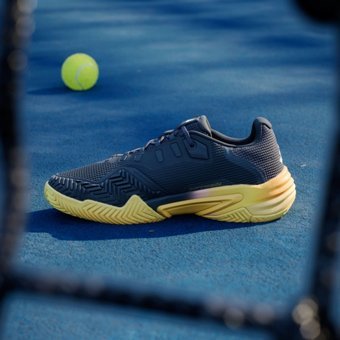 Adidas Barricade 13 IF0467 Ortopedik Bağcıklı Adiwear Erkek Tenis Ayakkabısı Siyah