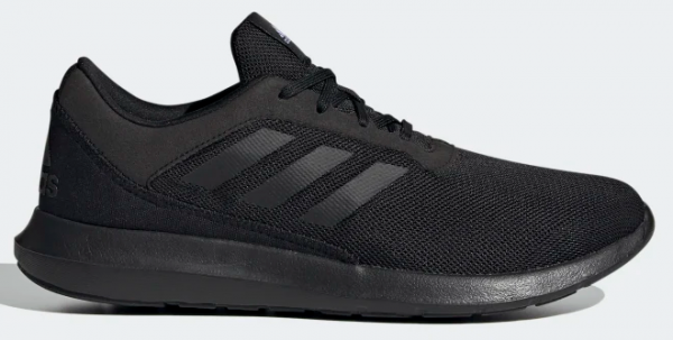 Adidas Coreracer FX3593 Ortopedik Bağcıklı Erkek Koşu Ayakkabısı Siyah