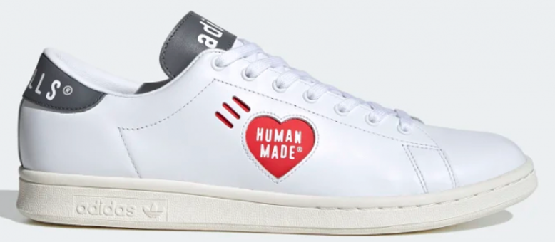Adidas Stan Smith Human Made FY0735 Bağcıklı Erkek Günlük Ayakkabı Beyaz