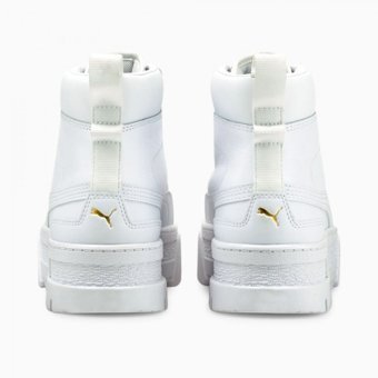 Puma Mayze 381170-01 Bağcıklı Kadın Günlük Ayakkabı Beyaz