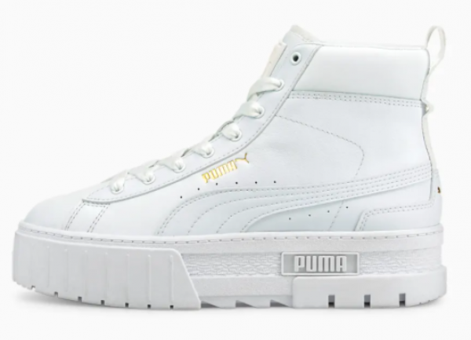 Puma Mayze 381170-01 Bağcıklı Kadın Günlük Ayakkabı Beyaz