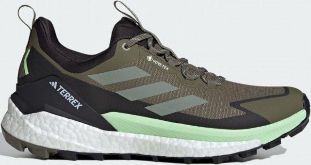 Adidas Free Hiker 2.0 Low Gore-Tex IE5104 Ortopedik Su Geçirmez Bağcıklı Erkek Koşu Ayakkabısı Yeşil