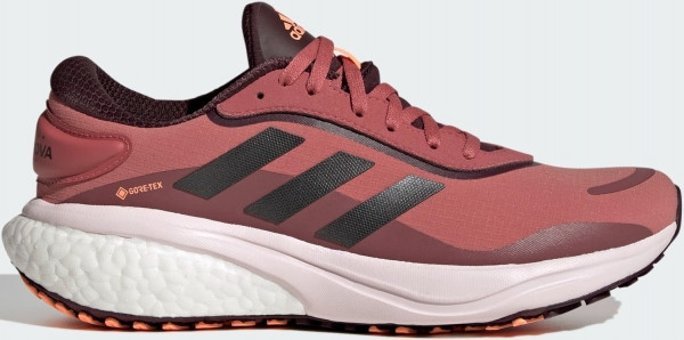 Adidas Supernova Gore-Tex GZ6942 Ortopedik Su Geçirmez Bağcıklı Kadın Koşu Ayakkabısı Turuncu