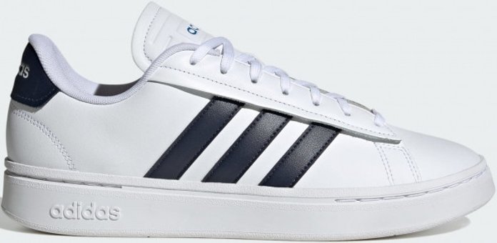 Adidas Grand Court Alpha IF8081 Ortopedik Bağcıklı Erkek Günlük Ayakkabı Beyaz