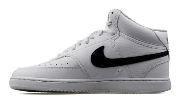 Nike Court Vision Mid CD5466-101 Bağcıklı Erkek Günlük Ayakkabı Beyaz