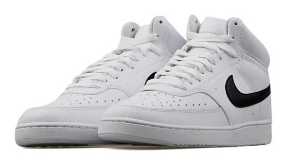 Nike Court Vision Mid CD5466-101 Bağcıklı Erkek Günlük Ayakkabı Beyaz