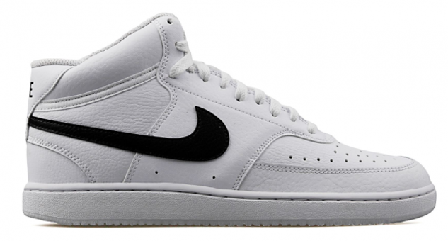 Nike Court Vision Mid CD5466-101 Bağcıklı Erkek Günlük Ayakkabı Beyaz