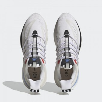 Adidas Alphaboost V1 HP2757 Ortopedik Bağcıklı Adiwear Erkek Koşu Ayakkabısı Beyaz