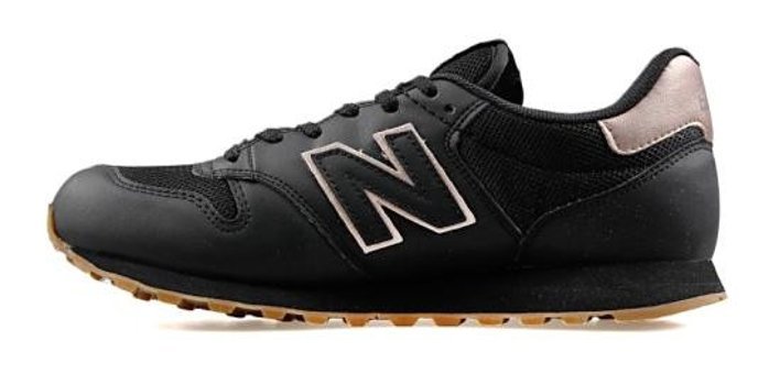 New Balance 500 GW500BPB Bağcıklı Kadın Günlük Ayakkabı Siyah