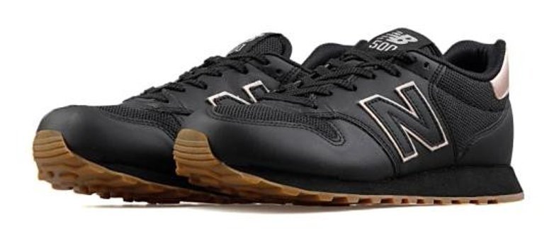 New Balance 500 GW500BPB Bağcıklı Kadın Günlük Ayakkabı Siyah