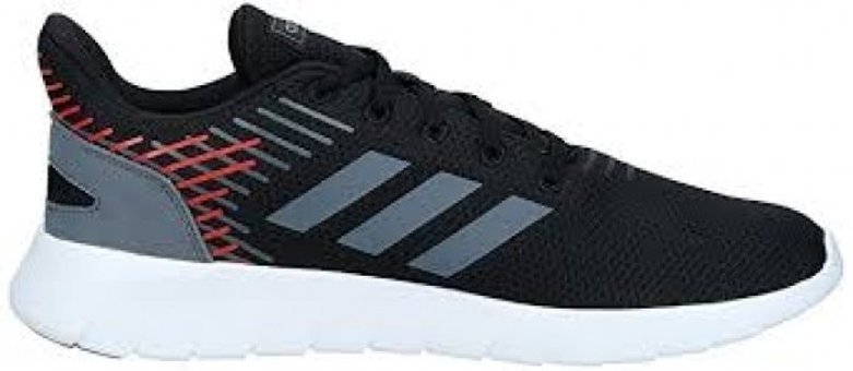 Adidas Asweerun EG3172 Ortopedik Bağcıklı Erkek Koşu Ayakkabısı Siyah
