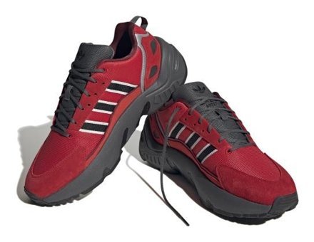 Adidas ZX 22 Boost HP2769 Ortopedik Bağcıklı Erkek Günlük Ayakkabı Kırmızı