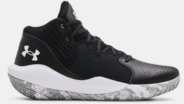 Under Armour Jet'21 3024260-001 Ortopedik Bağcıklı Erkek Basketbol Ayakkabısı Siyah