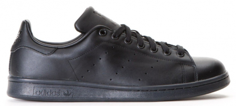Adidas Stan Smith M20327 Bağcıklı Unisex Günlük Ayakkabı Siyah